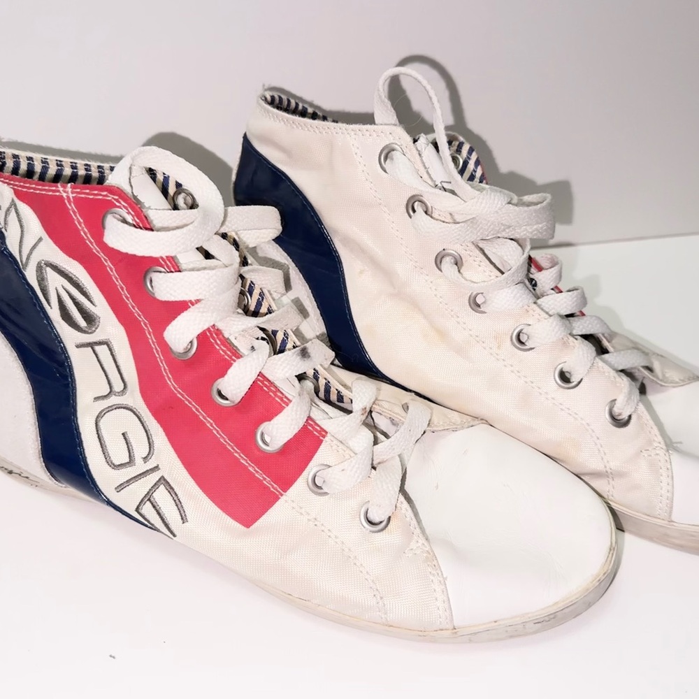 Energie Striped High-Top Sneakers